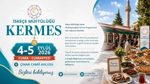 İskeçe Mufti’s Office to hold community solidarity bazaar