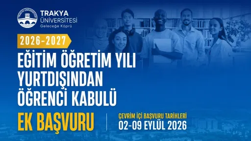 Trakya University opens additional applications for international students