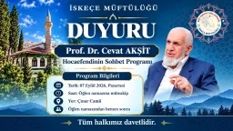 Prof. Dr. Cevat Akşit to meet community members at Çınar Mosque in İskeçe