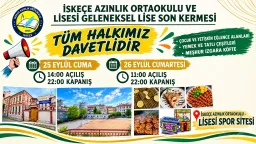 İskeçe Turkish Minority School to hold traditional senior-class bazaar on September 25-26