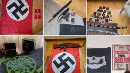 Police seize weapons and Nazi symbols in far-right social media probe