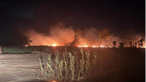 Fire near Delinasufköy brought under control