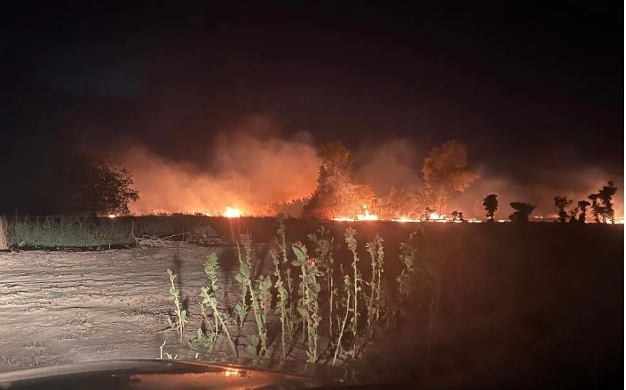 Fire near Delinasufköy brought under control