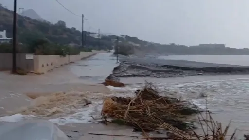Crete hit by severe weather