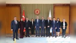 HÖH delegation meets Turkish Parliament Speaker Numan Kurtulmuş in Ankara