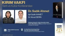 Kırım Vakfı to open new conference season with Dr. Sadık Ahmet event