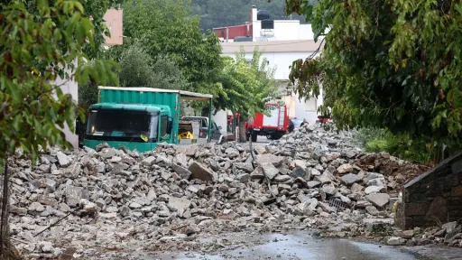Severe storm leaves widespread damage across Crete