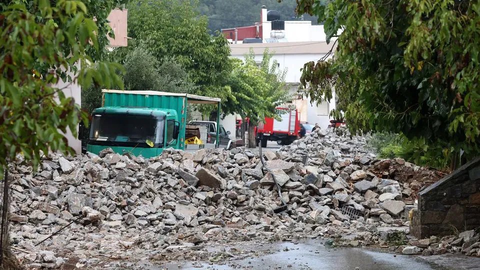Severe storm leaves widespread damage across Crete