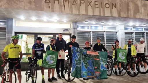 Gümülcine hosts COP31 Bike Ride on Greek leg to Antalya