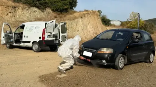 Free vehicle disinfection introduced on three routes in Kozlukebir