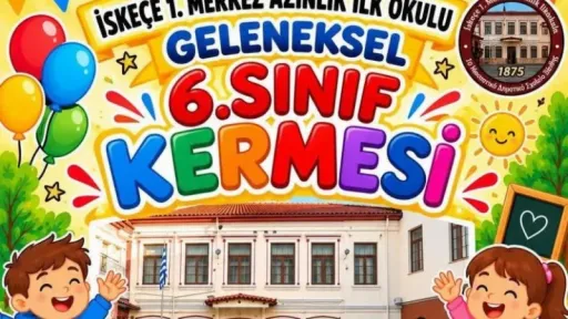 İskeçe minority primary school to host traditional sixth-grade fair