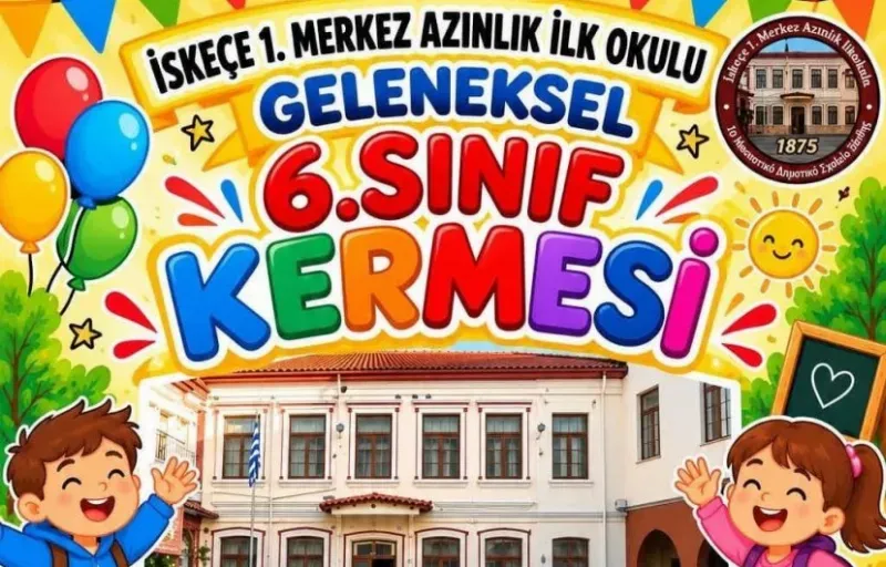 İskeçe minority primary school to host traditional sixth-grade fair