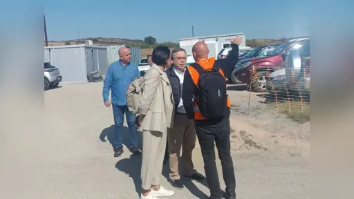Galamatis inspects Bahçeköy (Kipoi) border crossing upgrade