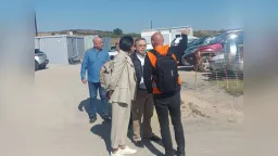 Galamatis inspects Bahçeköy (Kipoi) border crossing upgrade