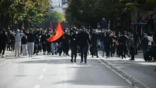 Albanian students clash with police for third consecutive day