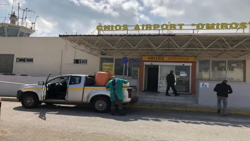 Chios airport to close for four months, sparking island-wide protests