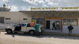 Chios airport to close for four months, sparking island-wide protests