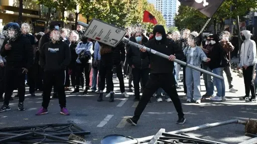 Albania’s Rama rejects resignation calls as protests turn violent