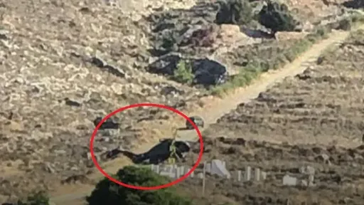 Military helicopter makes hard landing on Kalymnos, all aboard safe
