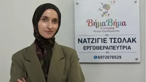 Occupational therapist Naciye Çolak opens child therapy centre in İskeçe