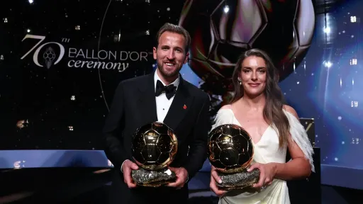 Harry Kane, Alexia Putellas win 2026 Ballon d'Or awards in London