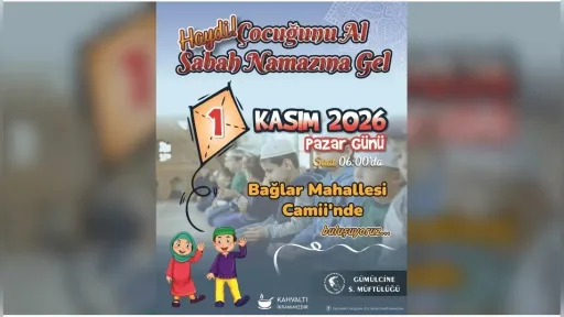 Children invited to dawn prayer gathering at Bağlar Mahallesi Mosque in Gümülcine