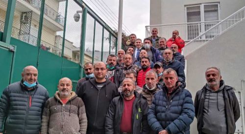 Burning ship survivals express their feelings to Millet