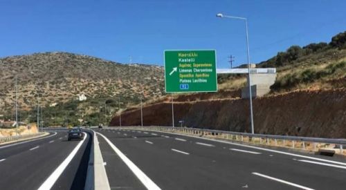The longest highway in Europe is underway in Crete