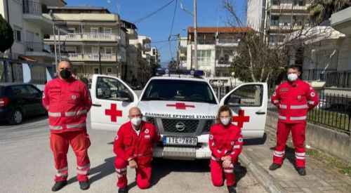Red Cross branch of Xanthi actively participates in the humanitarian mission in Ukraine