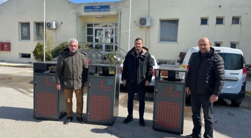 JTI donates garbage cans to Komotini Municipality