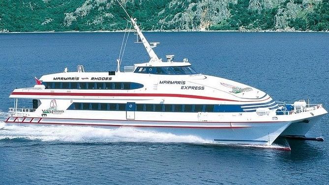 Marmaris-Rhodes ferry services start again