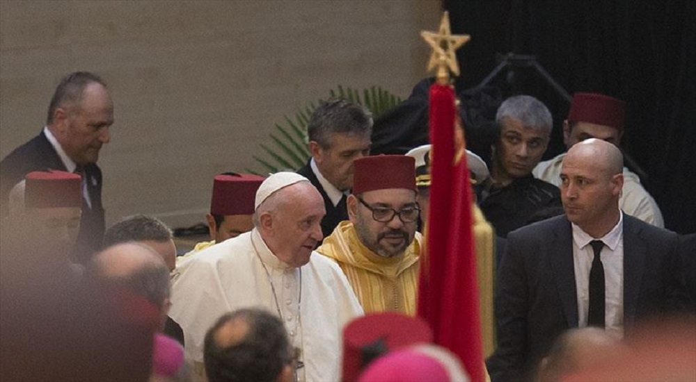Pope in Morocco calls for inter-religious dialogue