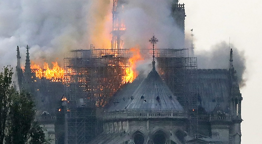 Breaking: Notre Dame Cathedral on fire