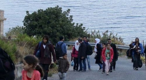 Increase in refugee and migrants flows; resident asylum seekers down