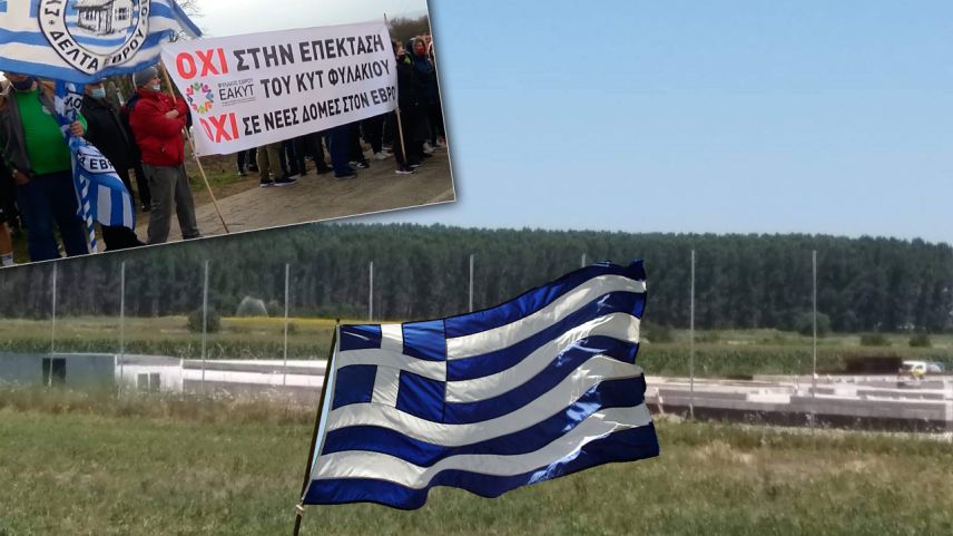 They will plant 30 Greek flags in protest