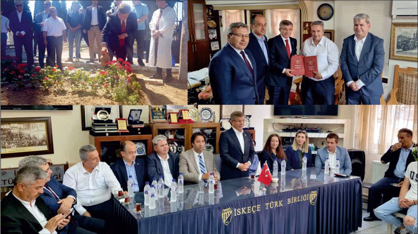 Former Turkish PM Davutoğlu held contacts in Xanthi