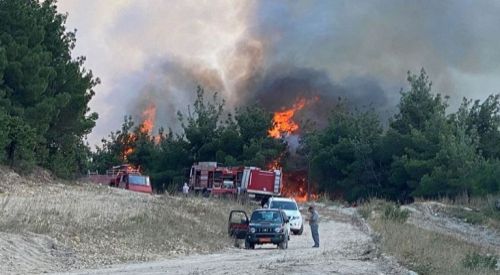 Major fire unfolding in Soufli-Evros