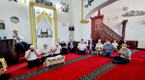 The late Mufti Mete was commemorated in Mescid-i Atik Mosque