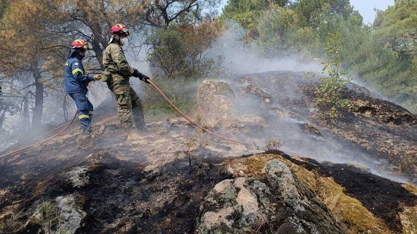 Fire in country’s largest Natura 2000 site enters third day