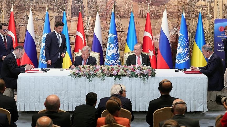 Türkiye, UN, Russia, Ukraine sign deal to resume grain exports