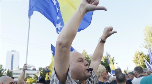 Thousands in Bosnia protest possible changes to election law