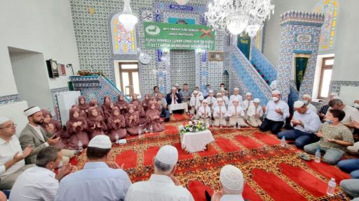Ceremonies are over with the hatim in the Çınar Mosque