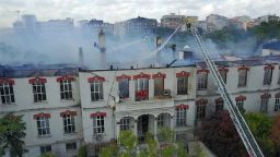 Fire breaks out at Istanbul’s Balıklı Rum Hospital