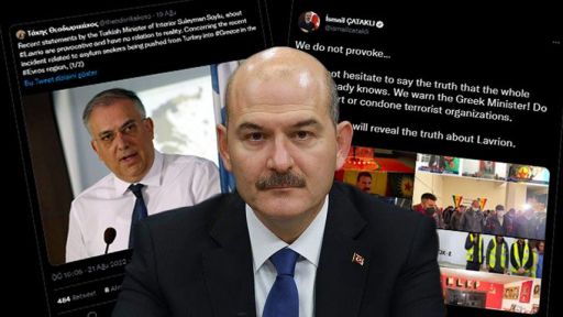 Turkish Minister of interior responds to Greek Minister of Civil Protection with photographs