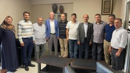 Xanthi mufti candidates pay visit to Millet Newspaper and Çınar Association