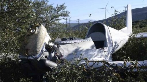 Small plane crash near Thiva