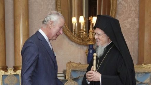 King Charles III meets Fener Greek Patriarch