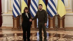 Sakellaropoulou with Zelensky in Kyiv: Greece fully supports Ukrainian people