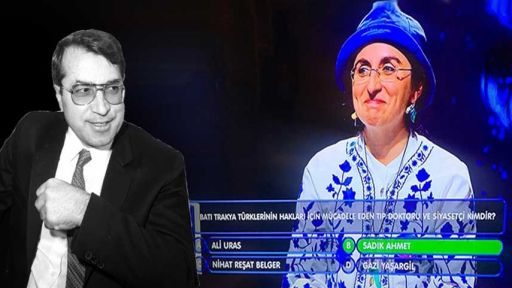 Dr. Sadik Ahmet was asked as a question in the 'Say Bakalım' contest