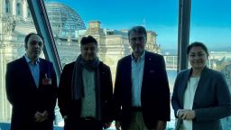 Meeting with deputies in the German parliament for Turkish Minority